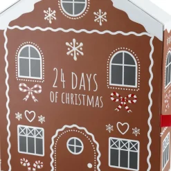 Adventskalender pepparkakshus 24 tomma presentaskar FSC