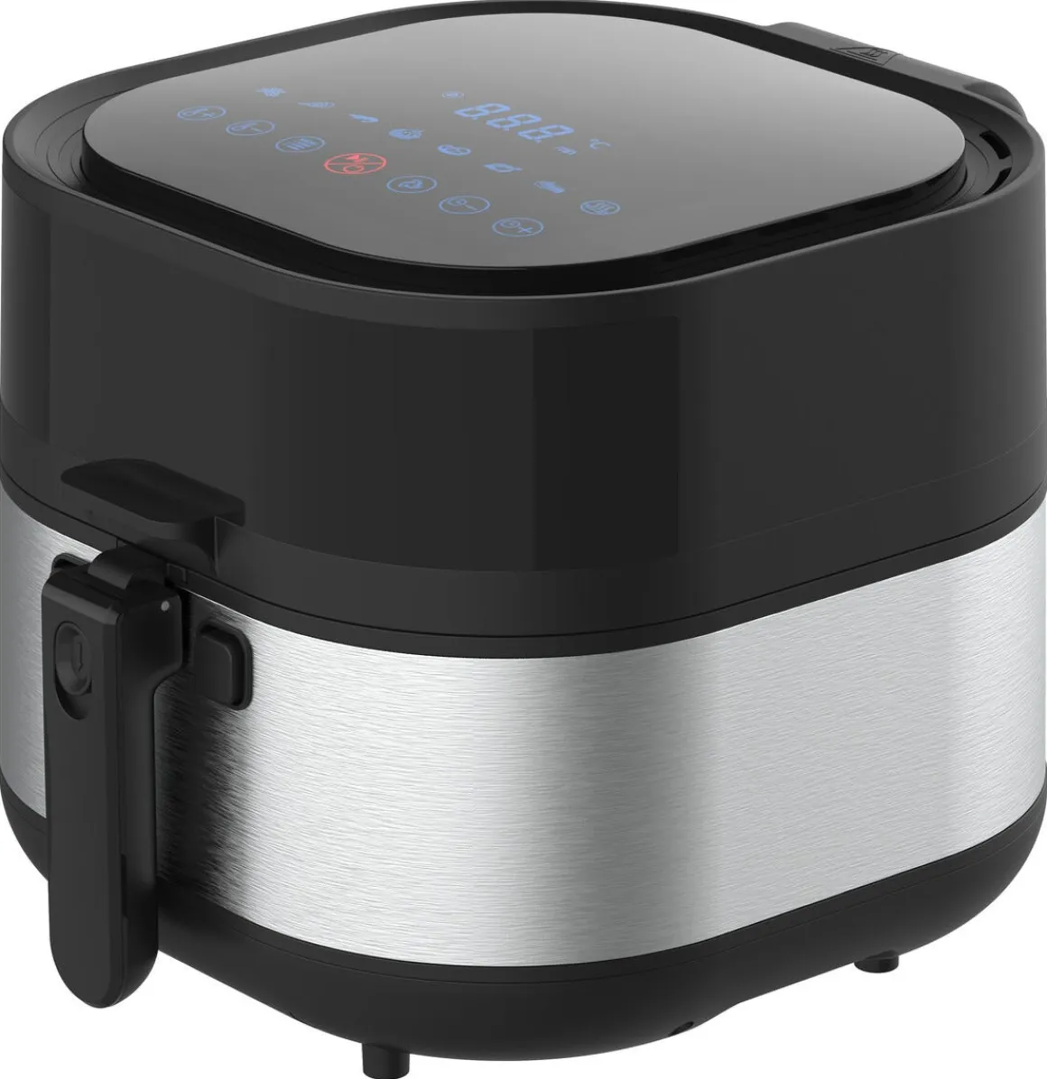 Airfryer keramisk, luftfritös med timer, 7,2 liter