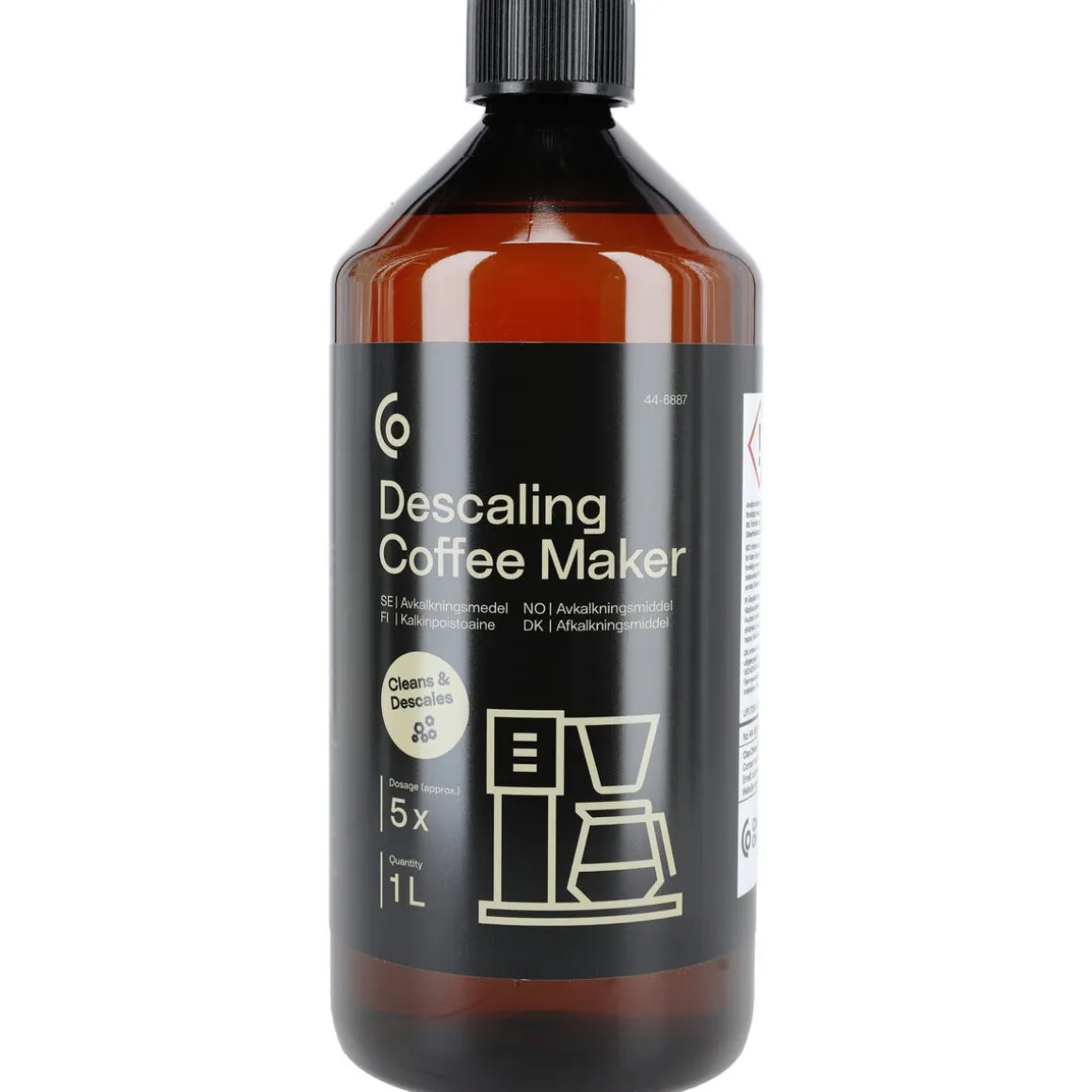 Avkalkning kaffebryggare, 1 liter