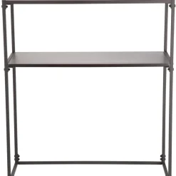 Avlastningsbord metall, svart