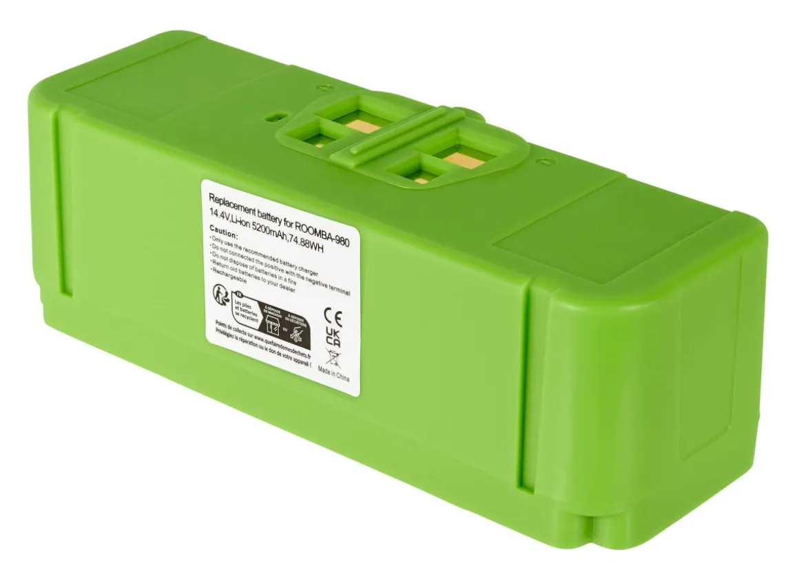 Batteri iRobot Roomba 900-serien, 14,4 V/5200 mAh, Li-Ion