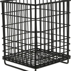 Bestickkorg metall svart