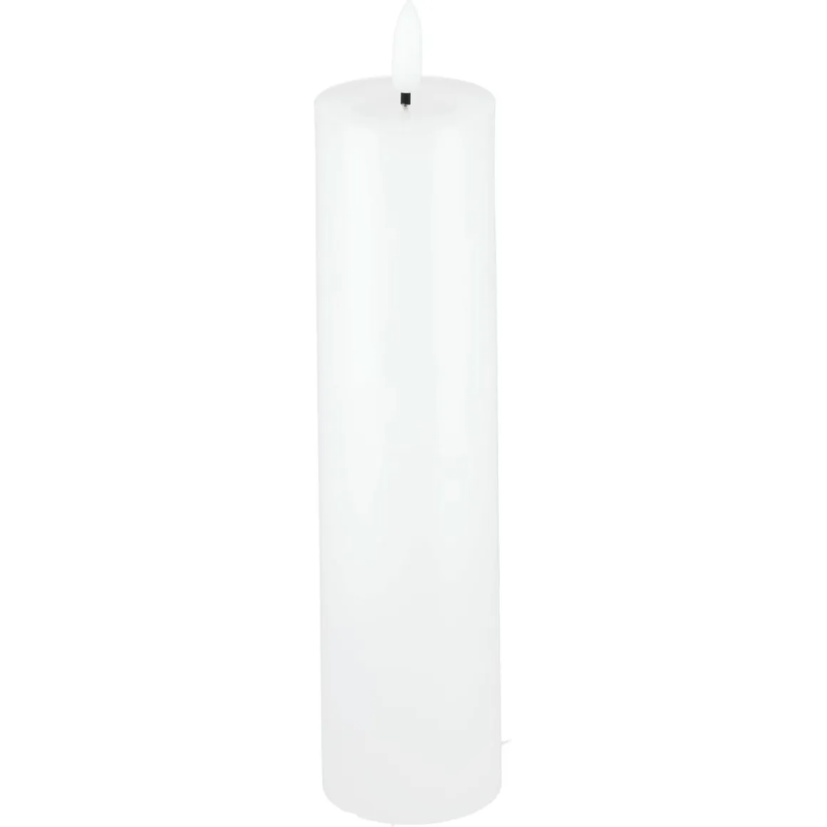 Blockljus LED Slim med timer, vit, Northlight, diameter 5 cm