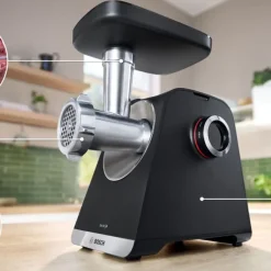 Bosch MFWS682B köttkvarn, elektrisk, med tillbehör