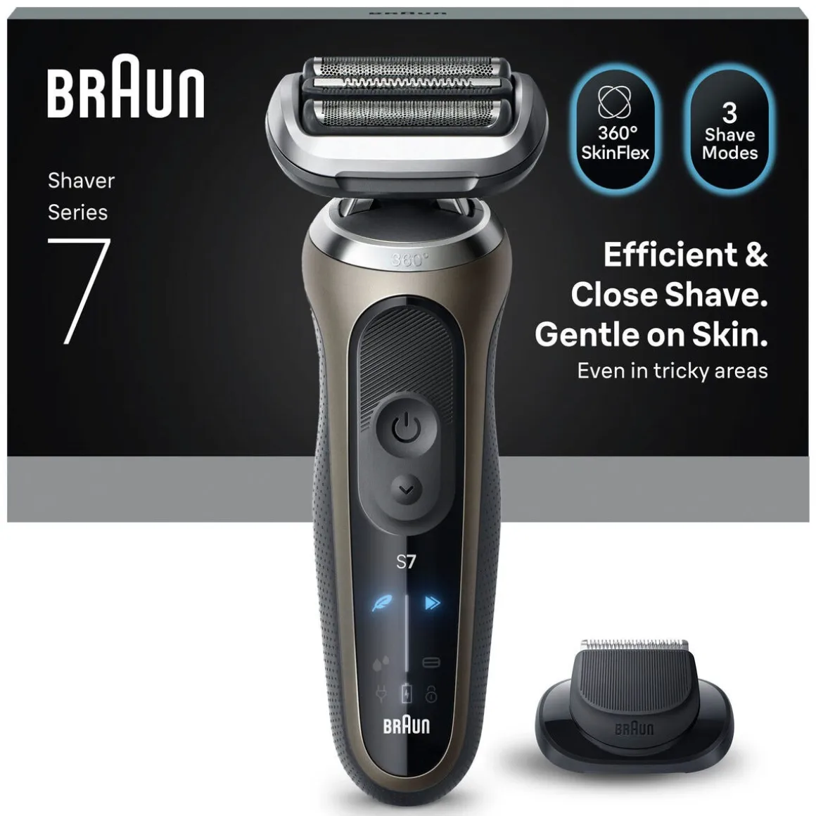 Braun Serie 7 rakapparat med SkinFlex 72-C1200S