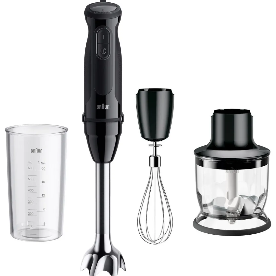 Braun MultiQuick 5 stavmixer med visp 1000 W, MQ50202M