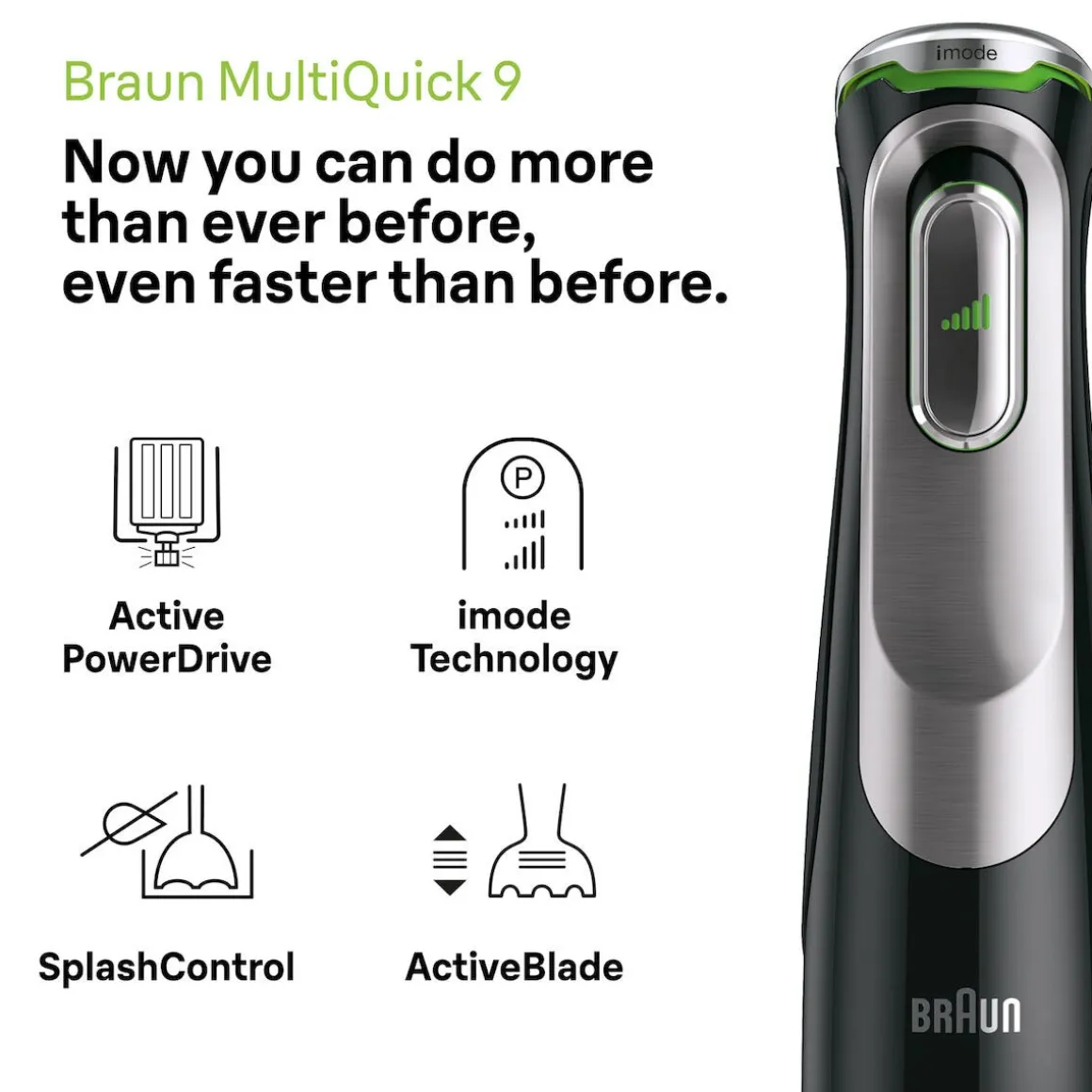 Braun MultiQuick 9 stavmixer, MQ9135XI