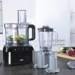 Braun PurEase matberedare / blender FP3132BK, svart