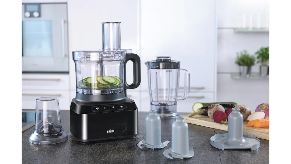Braun PurEase matberedare / blender FP3132BK, svart