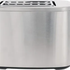 Brödrost 2 skivor, rostfritt stål