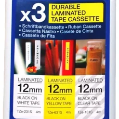 Brother märkband TZe, 3-pack