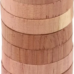Cederträringar för galge 9-pack