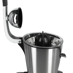 Citruspress juicer i rostfritt stål med pressarm, 400 ml