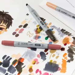 Copic Ciao Layer & Mix, pennor Warm Palette, 3-pack