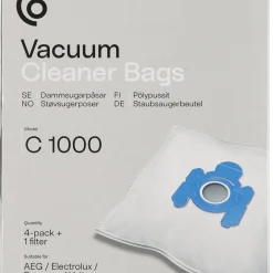 Dammsugarpåsar C1000, 4-pack