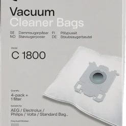 Dammsugarpåsar C1800, 4-pack