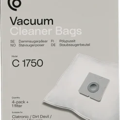 Dammsugarpåsar C1750, 4-pack