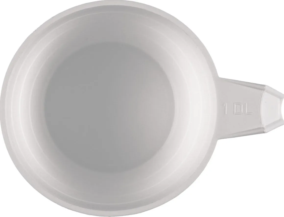 Decilitermått plast med handtag, 3 x 1 dl