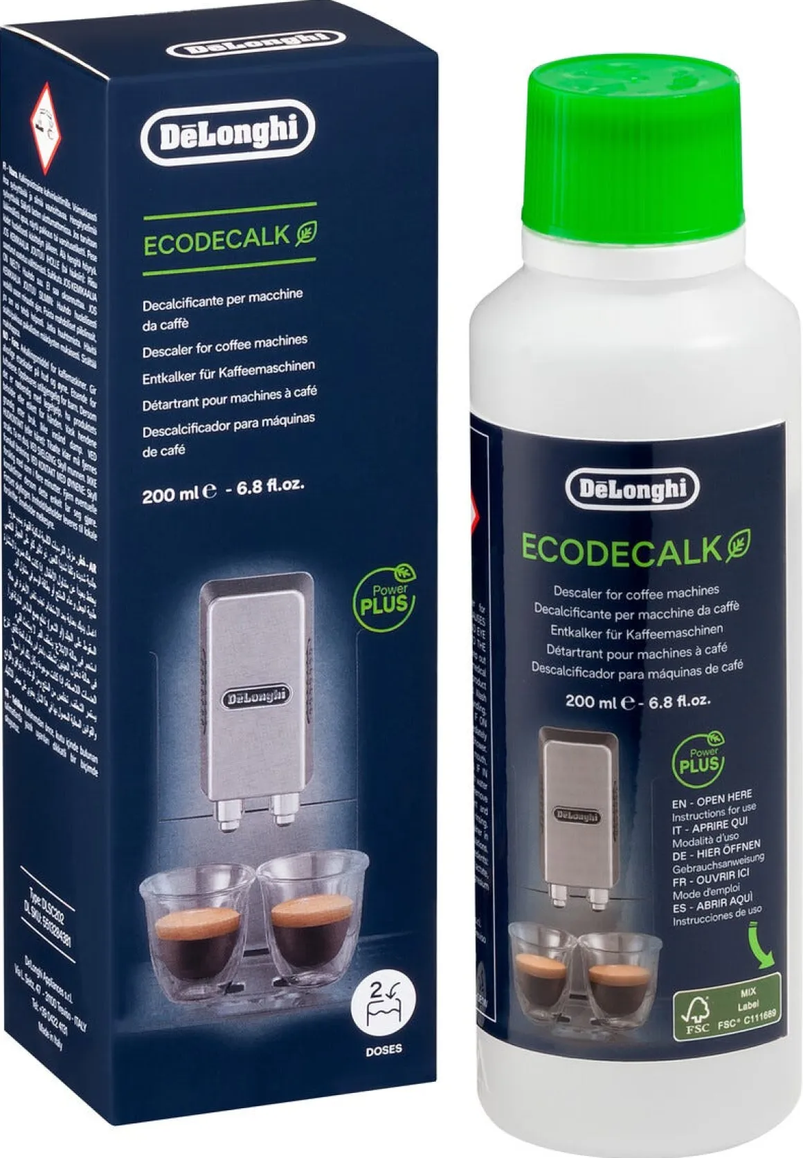 De’Longhi EcoDecalk DLSC202 avkalkning, 200 ml