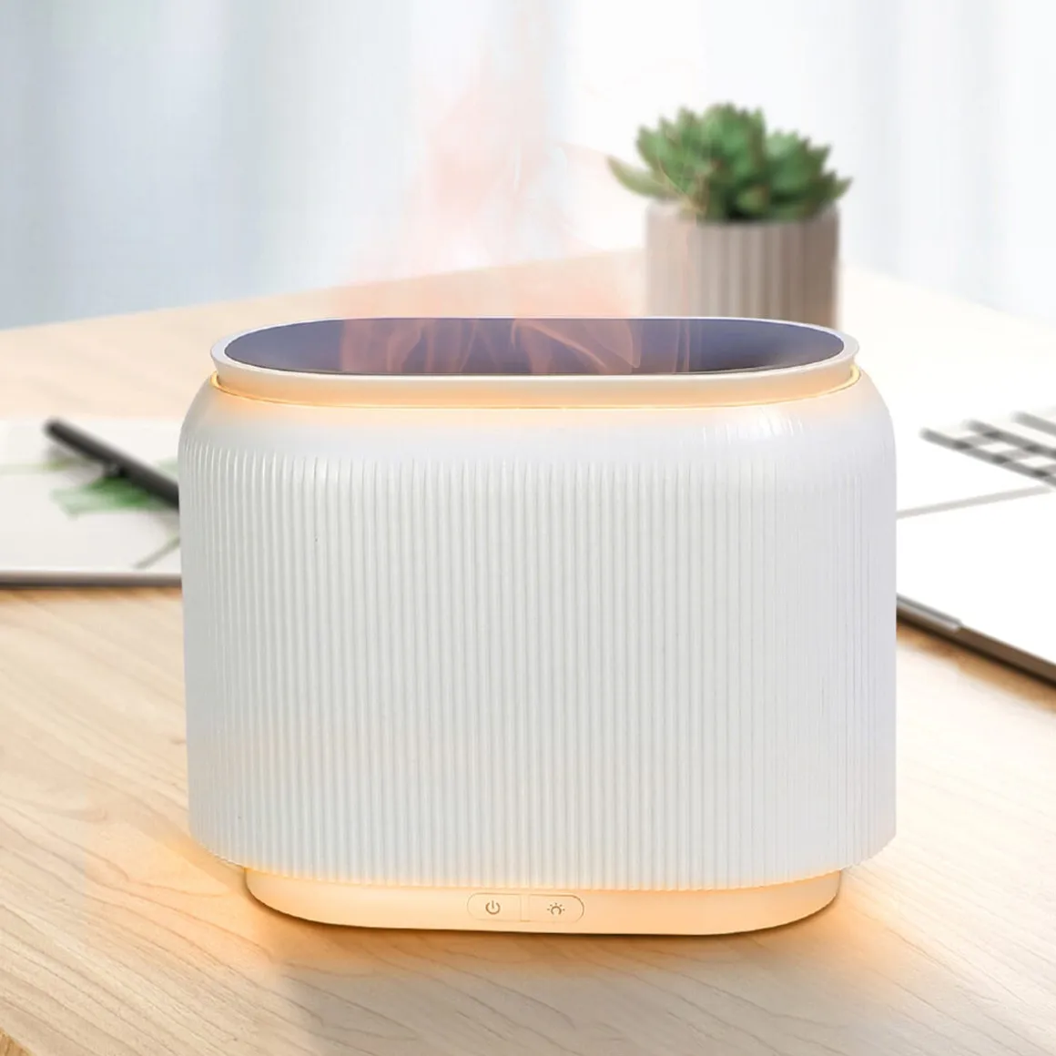 Diffuser Flamma doftspridare med belysning, 120 ml