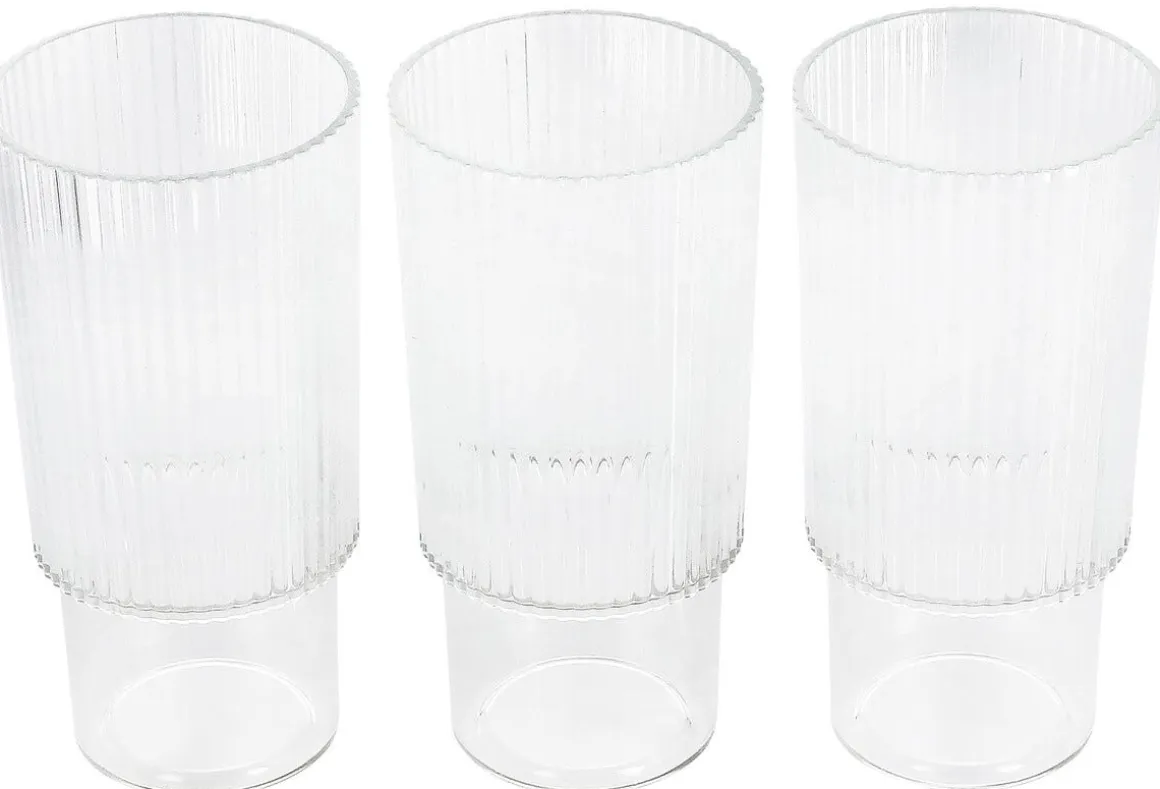 Drinkglas i plast 35 cl stapelbara, 3-pack