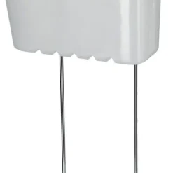 Duschhylla, 2 duschkorgar och krokar, för duschvägg