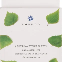 Emendo sittunderlag bastu, peflett, engångs, 25-pack