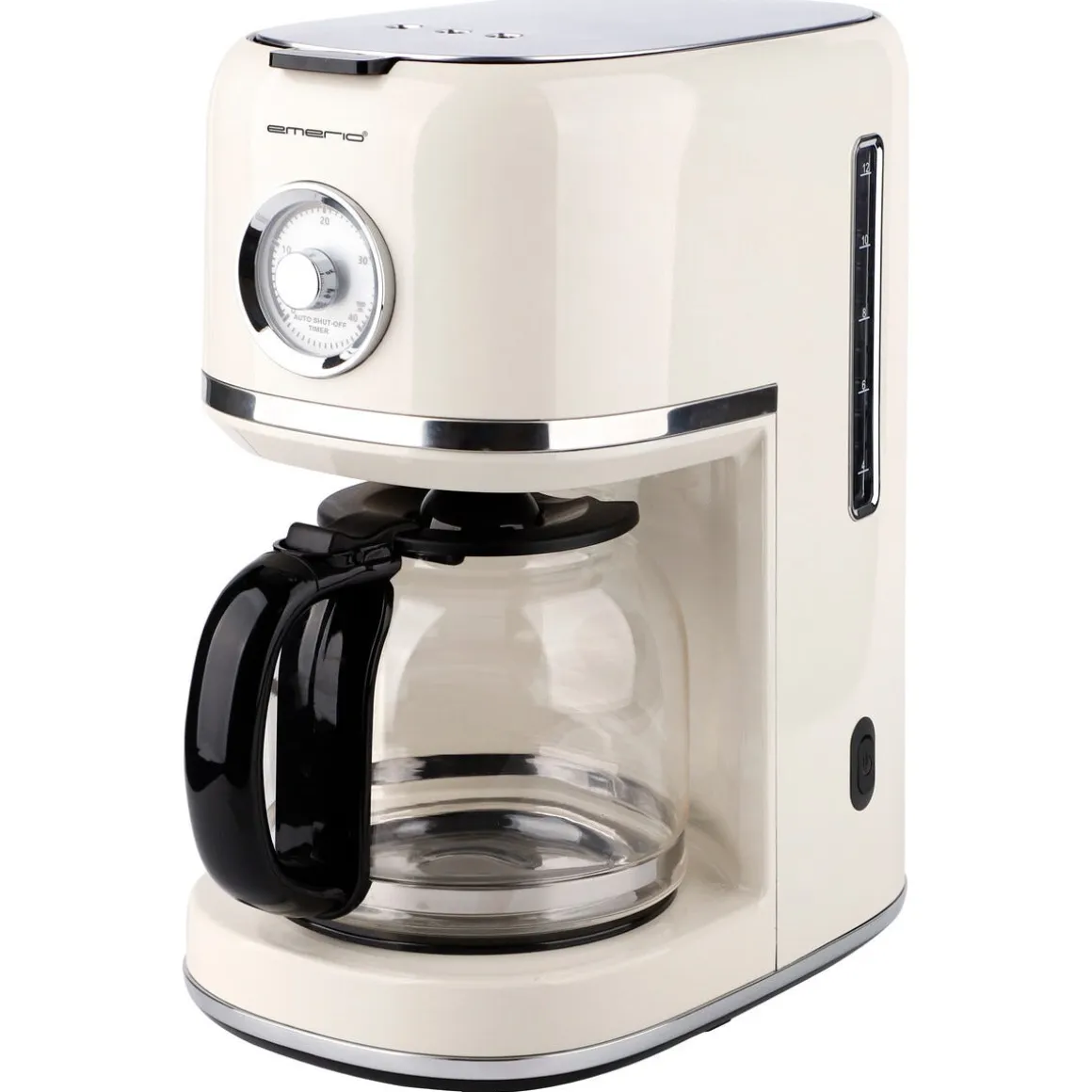 Emerio Retro kaffebryggare, beige, 1,5 l