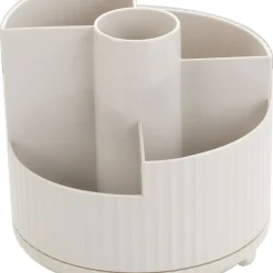 Empire S roterande liten sminkförvaring, beige