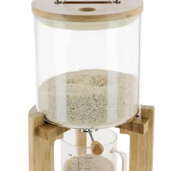 Flingdispenser i glas med kran och lock, 5 l