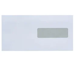 Fönsterkuvert E65 H2, vita, 50-pack