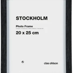 Fotoram Stockholm, svart