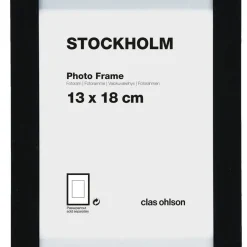 Fotoram Stockholm, svart