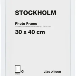 Fotoram Stockholm, vit