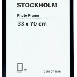 Fotoram Stockholm, svart
