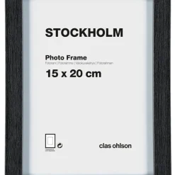 Fotoram Stockholm, svart