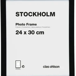 Fotoram Stockholm, svart