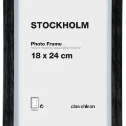 Fotoram Stockholm, svart