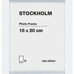 Fotoram Stockholm, vit