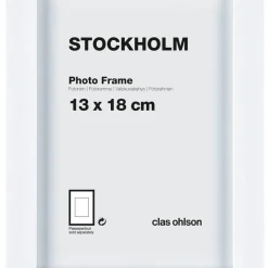 Fotoram Stockholm, vit