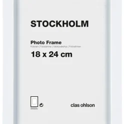 Fotoram Stockholm, vit
