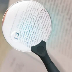 Förstoringsglas med lampa, 2x och 4,5x förstoring