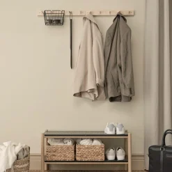 Förvaringskorgar natur, 3-pack