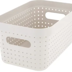 Förvaringskorg Neat beige, återvunnen plast