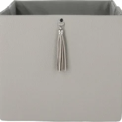 Förvaringslåda kvadrat, konstläder