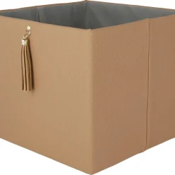 Förvaringslåda kvadrat, konstläder