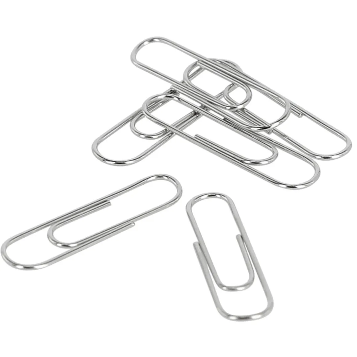 Gem 28 mm silver, 100-pack
