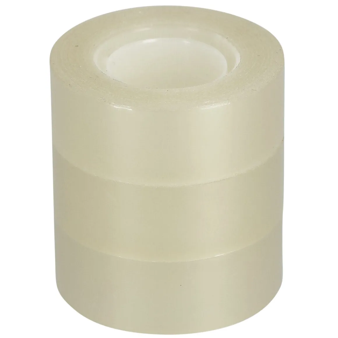 Genomskinlig tejp, kontorstejp, 3-pack