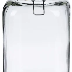 Glasburk med lock