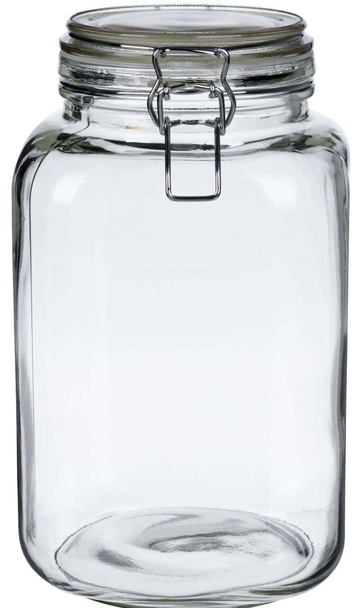 Glasburk med lock